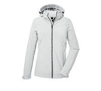 Killtec Women´s Kos 40 Wmn Sftshll Jckt Veste Softshell/veste D'extérieur Avec Capuche Amovible, Broken White, 38 EU