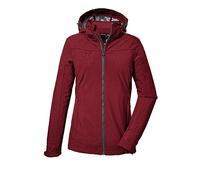 Killtec Women´s Kos 40 Wmn Sftshll Jckt Veste Softshell/veste D'extérieur Avec Capuche Amovible, Rouge, 40 EU