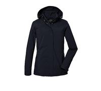 killtec Women´s Kos 42 Wmn Jckt Veste Fonctionnelle/veste D'extérieur Avec Capuche Amovible, Dark Navy, 42 EU
