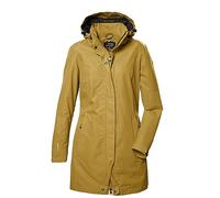 killtec Women´s Kos 44 Wmn Prk Veste Fonctionnelle/veste D'extérieur Avec Capuche Amovible, Dark Yellow, 40 EU
