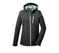 Killtec Women´s Kos 89 Wmn Sftshll Jckt Veste Softshell/veste D'extérieur Avec Capuche, Noir, 36 EU
