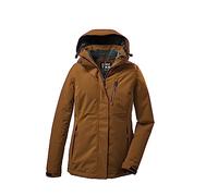 killtec Women´s Kow 140 Wmn Jckt Veste Fonctionnelle/veste D'hiver Avec Capuche Amovible, Dark Curry, 48 EU