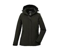 killtec Women´s Kow 37 Wmn Jckt Veste Fonctionnelle/D'extérieur Avec Capuche Amovible, Dark Olive, 36 EU