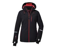killtec Women´s Ksw 81 Wmn Jckt Veste De Ski/veste Fonctionnelle Avec Capuche Amovible Et Pare-neige, Black Blue, 36 EU