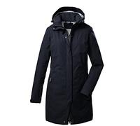killtec Women's Parka/parka fonctionnelle 2 1/2 couches avec capuche amovible KOS 93 WMN PRK, dark navy, 40, 39143-000
