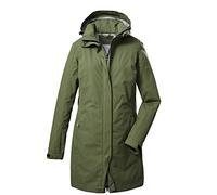 killtec Women's Parka/parka fonctionnelle 2 1/2 couches avec capuche amovible KOS 93 WMN PRK, olive, 34, 39143-000