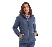 Killtec womens Veste effet duvet avec capuche zippée Skane WMN Quilted JCKT A, bleu marine foncée, 44, 35615-000