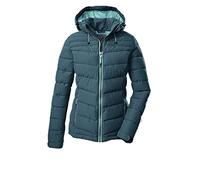 Killtec womens Veste effet duvet avec capuche zippée Skane WMN Quilted JCKT A, vert bleu foncé, 48, 35615-000