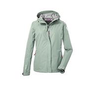 killtec Women's Veste fonctionnelle/veste d'extérieur 2 1/2 couches avec capuche, compressible KOS 49 WMN JCKT, light pistachio, 36, 39167-000