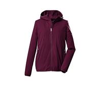 killtec Women's Veste fonctionnelle/veste d'extérieur à 2 couches avec capuche, compressible KOS 61 WMN JCKT, dark rose, 36, 39175-000