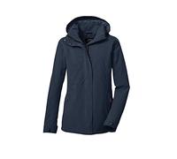 killtec Women's Veste fonctionnelle/veste d'extérieur avec capuche amovible KOS 92 WMN JCKT, dark blue, 42, 39145-000