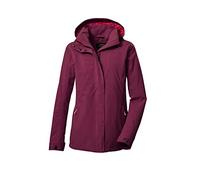 killtec Women's Veste fonctionnelle/veste d'extérieur avec capuche amovible KOS 92 WMN JCKT, dark rose, 42, 39145-000