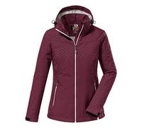 Killtec Women's Veste softshell avec capuche zippée - KOS 176 WMN SFTSHLL JCKT, dark rose, 46, 38390-000