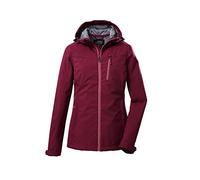 killtec Women's Veste softshell/veste d'extérieur à capuche KOS 89 WMN SFTSHLL JCKT, dark rose, 48, 39138-000