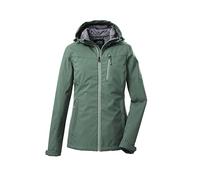 killtec Women's Veste softshell/veste d'extérieur à capuche KOS 89 WMN SFTSHLL JCKT, pistachio, 48, 39138-000