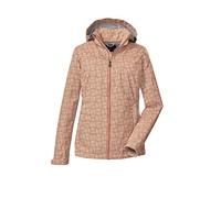 killtec Women's Veste softshell/veste d'extérieur avec capuche zippée KOS 90 WMN SFTSHLL JCKT, light apricot, 48, 39140-000