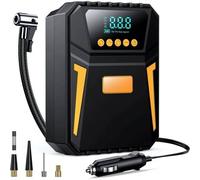 Kilmat Compresseur Air Portatif 12v, Gonfleur Pneus Voiture 150 Psi, Écran Numérique & Arrêt Auto.