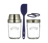 Kilner 65025035 boîte hermétique alimentaire Rond Régler 0,35 L Bleu, Argent, Transparent 2 pièce(s)