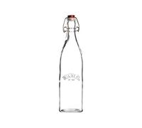 Kilner 0025.471 Bouteille carrée avec bouchonà clip Transparent 6,7 x 6,7 x 27,4 cm