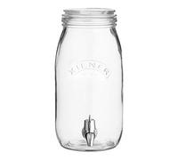 Kilner Bocal de rangement en verre de 3 litres avec robinet distributeur idéal pour l'apport quotidien d'eau, les boissons infusées et les cocktails Parfait pour la maison, les fêtes et les buffets