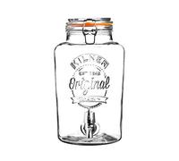 Kilner Bocal en verre de 5 litres avec robinet distributeur hermétique pour servir des boissons, cocktails et boissons infusées Idéal pour les fêtes et buffets