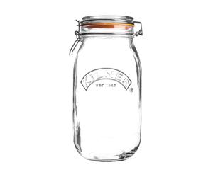 Kilner Bocal rond avec fermeture mécanique Kilner Transparent. 2 L