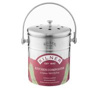 Kilner Composteur de table 2 L en inox – 2 filtres à charbon