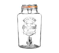Kilner Distributeur de boissons avec robinet Kilner Clair-acier inoxydable. 8 L