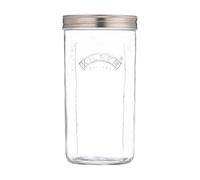 Kilner Lot de bocaux de fermentation de 1 litre à large ouverture avec couvercle de valve en silicone, poids en céramique et livret de recettes, idéal pour la fermentation en petits lots