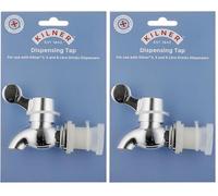 Kilner Robinet de Remplacement pour Distributeur de Boissons - Acier (Lot de 2)