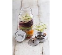 Karis 0025.815 Spiralizer avec Bocal 1 L, Verre, Transparent, 21, 3 x 10 x 24, 5 cm