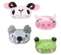 kilofly Lot de 4 bonnets de bain imperméables réutilisables pour enfants