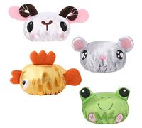 kilofly Lot de 4 bonnets de bain imperméables réutilisables pour enfants