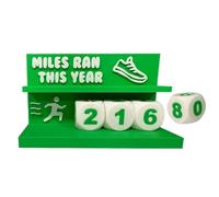 Kilométrage imprimé en 3D Tr Acker, encourage le suivi, 13 x 4,1 x 8,4 cm, moniteur de distance de jogging, compteur de kilomètres, facile à lire, pour le jogging