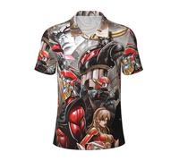 KILOPTE Gold%orak Japanese UFŏ%Robot Manga T-Shirts à Motifs animés Grendizer T-Shirts Classiques au Design robotique pour Un Usage Quotidien et Un Cadeau pour Les Fans 4X-Large