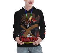 KILOPTE Space Al%bator Pirate Harlock Captain Sweat à Capuche Harlock pour Femme, Un Indispensable Chaud pour l'automne et l'hiver Large