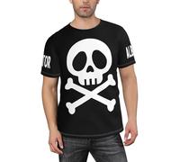 KILOPTE Space Al%bator Pirate Harlock Captain T-Shirt à Manches Courtes pour Homme, imprimé Anime Classique, décontracté et Polyvalent, idéal pour Les fêtes et Les activités en extérieur M