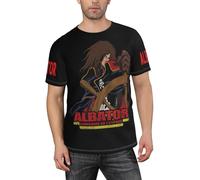 KILOPTE Space Al%bator Pirate Harlock Captain T-Shirt à Manches Courtes pour Homme, imprimé Anime Classique, décontracté et Polyvalent, idéal pour Les fêtes et Les activités en extérieur 3XL