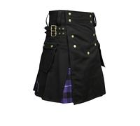 Kilt pour homme - Kilt écossais hybride de sport utilitaire pour homme | Kilts élégants pour mariage, Pride of Scotland Hybrid, 38