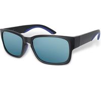 Kilter Men's Downhill Mtb Cycling Mirror Lens Sport Sunglasses Matte Black - Blue Mirror Lens[Z3328]