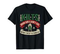 Kilts écossais Good Girls Dont Ask Funny Scotland Tradition T-Shirt