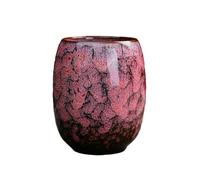 KILUOMUG Tasse à thé en céramique transformée en four avec construction d'une tasse de dégustation de thé Kung Fu - Violet et blanc