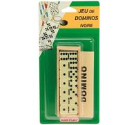 Kim'Play – Jeu de dominos de voyage Ivoire – Plumier en bois