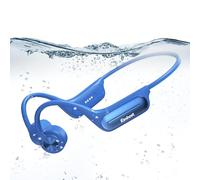 KIM HOST Casques à Conduction Oséenne pour Natation Bluetooth 5.3, Casque Sportif 32Go Lecteur MP3 IP68 Anti-Étanchéité pour Course, Randonnée, Vélo et Vie Quotidienne (Bleu)