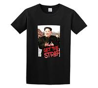 Kim Jong Un Blood Sign Clothing Graphic Tee Printed Top Shirt for Mens T-Shirt Black XXL