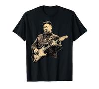 Kim Jong Un Playing Guitare électrique Rock Music Superstar T-Shirt