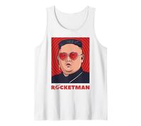 Kim Jong Un Rocketman Corée du Nord Art Débardeur