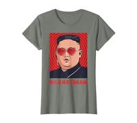 Kim Jong Un Rocketman Corée du Nord Art T-Shirt