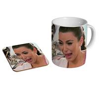 Kim Kardashian Tasse à café en céramique avec dessous de verre