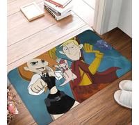 Kim Possible Who Anime Paillasson antidérapant Tapis de Sol Résistant à l'eau et à l'huile Tapis pour Cuisine Entrée Maison Balcon Tapis de Sol